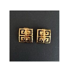 Givenchy Gold tone Geometric Earrings